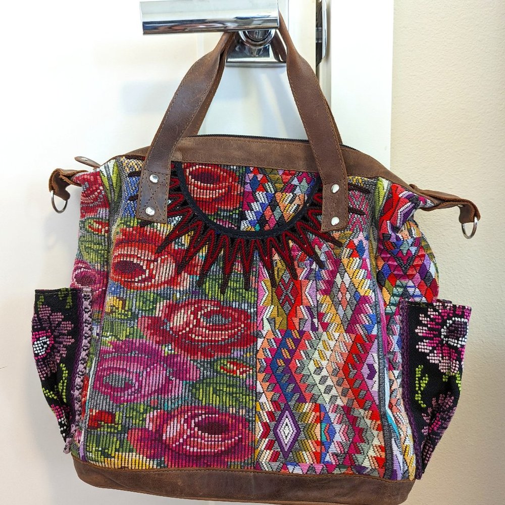 One-Of-A-Kind Nena & Co Medium Core Leather Convertible Day Bag